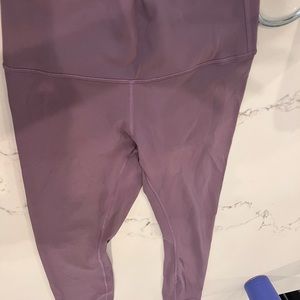 Lululemon leggings size 4 light purple